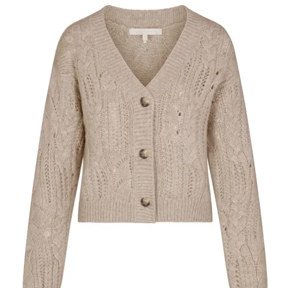 Naked Cashmere Natasha Cable Knit Cardigan, Size M - Picture 5 of 12